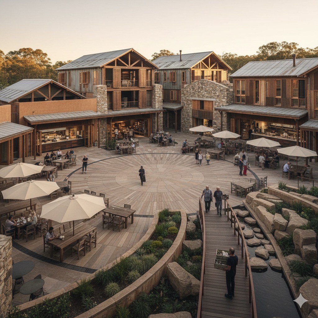 Hospitality atmosphere and texture