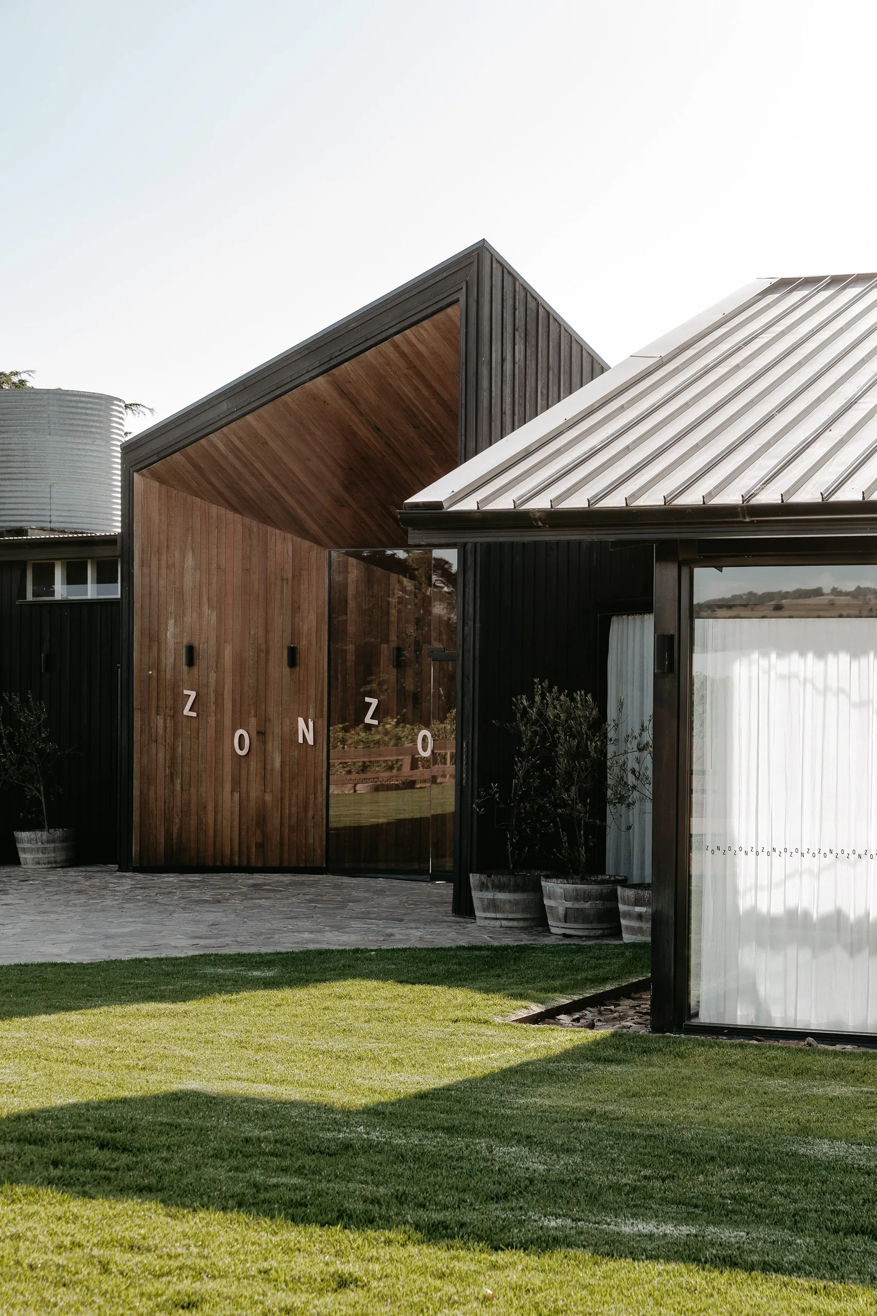 Zonzo Stables building at Zonzo Estate in Yarra Valley